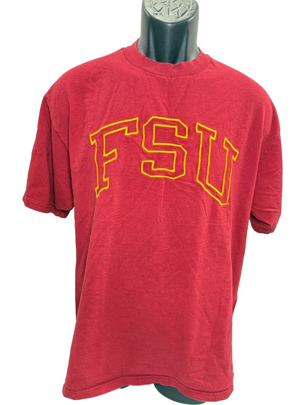 Vintage Y2K Florida State Seminoles Champion T-Shirt Large FSU Embroidered Red